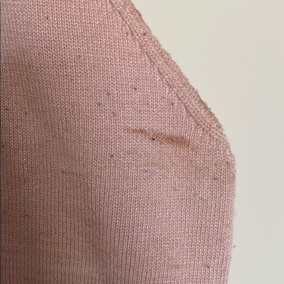 Pink Knit Crop Top - Picture 2 of 2